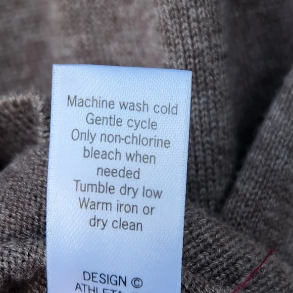 Athleta Knit Dress Women's Medium Taupe Classic Minimalist Neutral Staple Piece - Picture 3 of 11